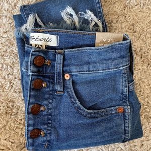Madewell 10” High Rise Skinny Petite Jeans